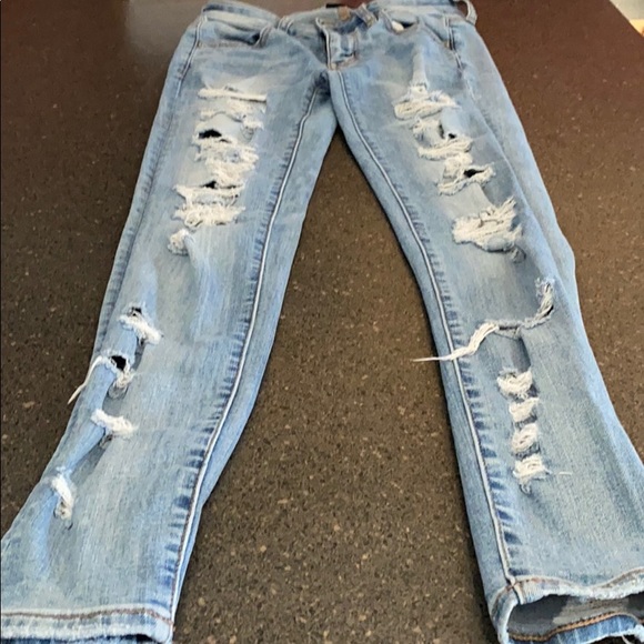 Sz 2 American Eagle Super Stretch Jeans - Picture 5 of 8